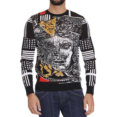 versace sweatjacke herren|versace knitwear for men.